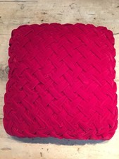 Hand made  Red Smocked Couched