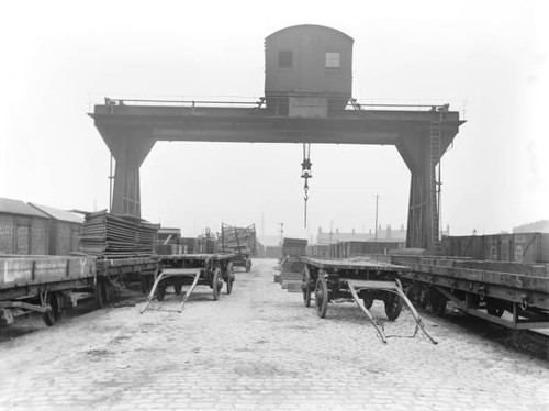 Old train photo crane a - old, at