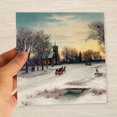 Victorian winter christmas - winter,