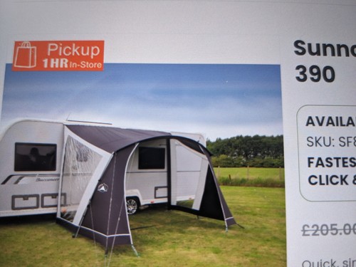 Sunncamp swift canopy 390 - sunncamp,