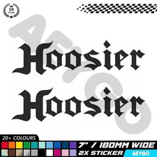 2x HOOSIER TYRES Vinyl