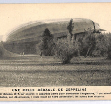 ZEPPELIN WW1 CRASH Postcard 1917 Marineluftschiff *L-49* (LZ.96) Captured WZ30