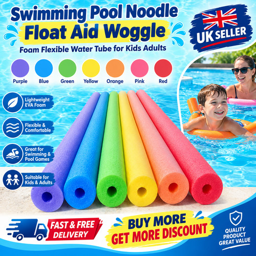 Swimming pool noodle float - float, aid