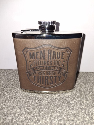 Brown leather 125ml stainless - brown,