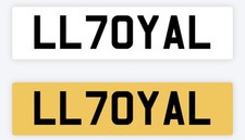 Loyal private number - number, plate