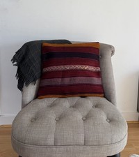 Kilim Cushion Cover - 16x16 inches made by handwoven kilim