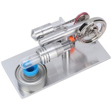 T Type Fan Stirling Engine Miniature Hot Air Power Generator Physics UK