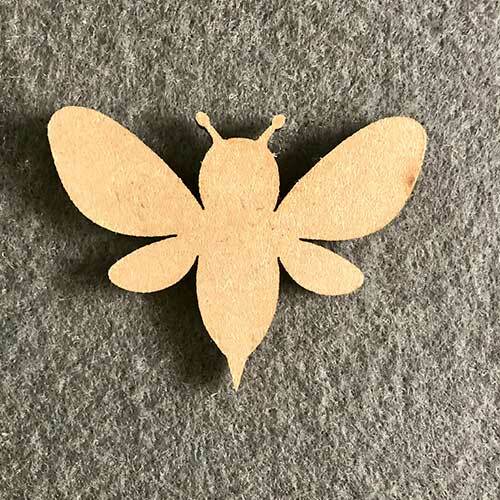 Wooden mdf honey pot bees - wooden,
