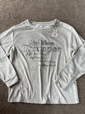 Womens Primark disney Thumper super soft Lounge Pyjama Jumper medium 12-14