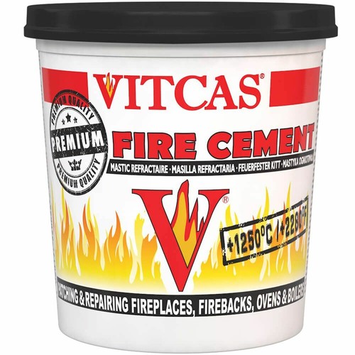 Vitcas black fire cement - black, 2kg