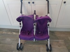 baby dolls purple silver cross