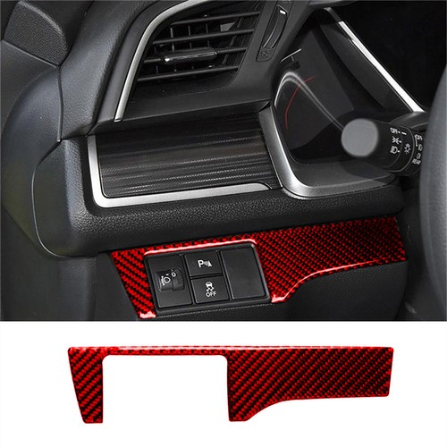 Red carbon fiber interior - carbon,