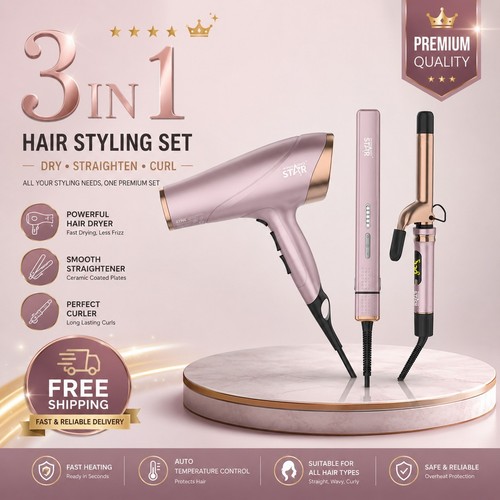 Hair dryer straightener - dryer, &