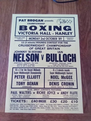 Boxing handbill - boxing,