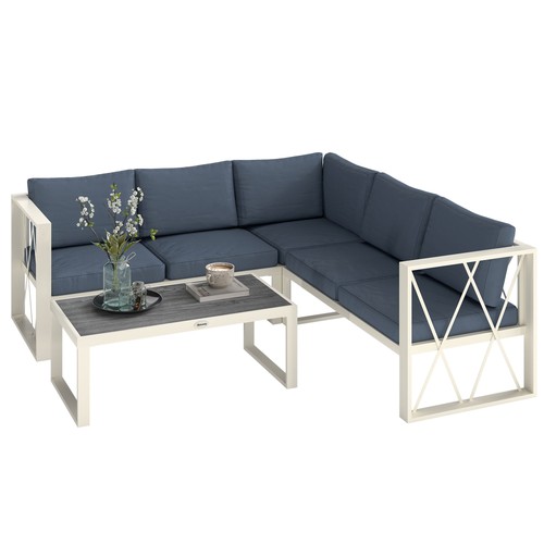 4pc shaped garden furniture - l,