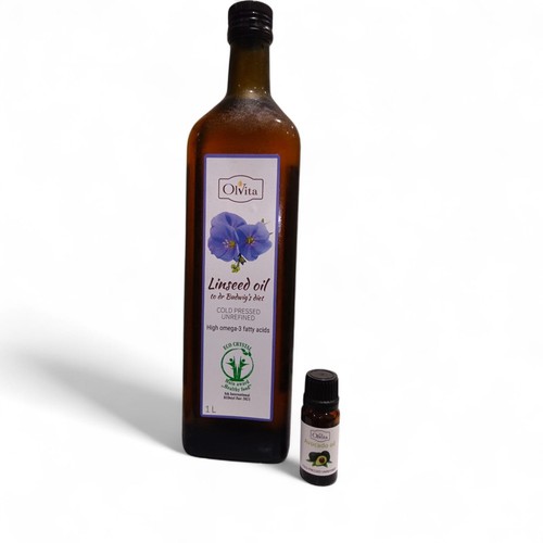 Linseed oil flaxseed - flaxseed, cold