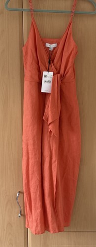 Reiss dress coral size - in,