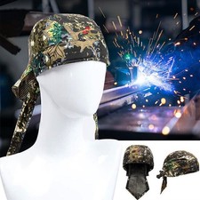 Protective Welding Hat Flame Retardant Fire Resistant Head Bandana Welder Cap