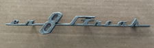Vintage Pontiac SILVER 8 STREAK Car Automobile Script Emblem (AI-IS) #45