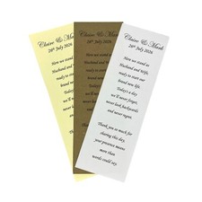 50 x Personalised Wedding