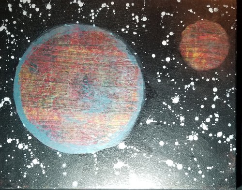 Original abstract painting - painting, by