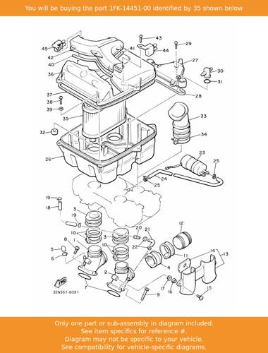 Yamaha element air cleaner - yamaha,