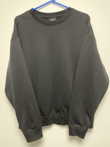 Black oversized sweatshirt - h&m,