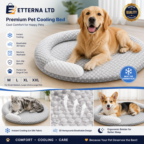 New pet cooling bed dogs - pet,