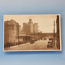 Newcastle On Tyne Postcard C1925 Tyne & Wear Doric House Black Gate Period Cars