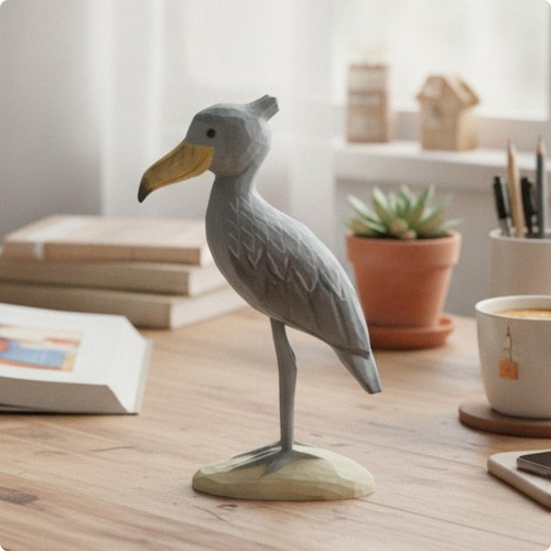 Wooden figurine faceted - wooden,
