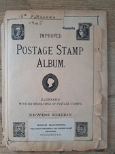Old Stampbook with Old Stamps From Around The World. Stamp Collection Job Lot