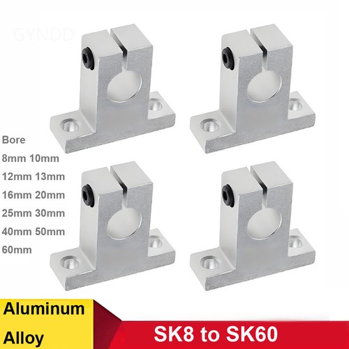 Linear rail shaft support - linear,