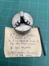 Cushman 3 Jaws Lathe Chuck