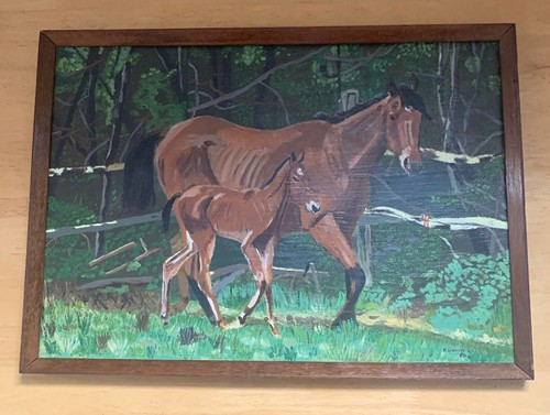 Horse and foal original