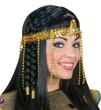 Gold Beaded Egyptian Headdress