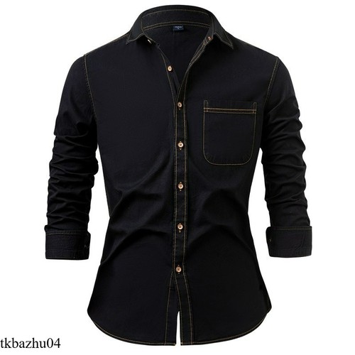 Denim shirt non - shirt, men's