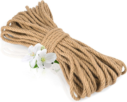 15m jute rope 6mm thick - thick,