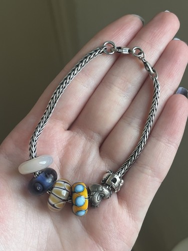 Trollbeads bracelet with - trollbeads,