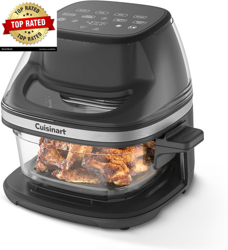 Quart air fryer with glass - 4-quart,
