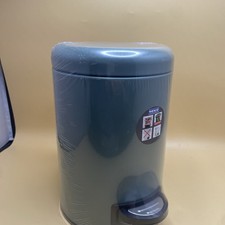 WENKO 22148100 Pedal bin Leman Grey Capacity 17 x 25 x 22.5 cm Slate Blue