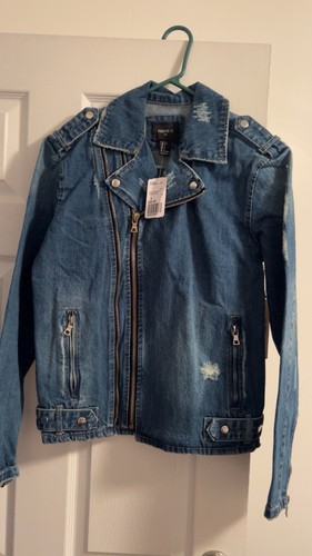 Denim moto jacket mens - denim,