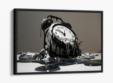 MELTING CLOCK BY BANKSY -FLOAT