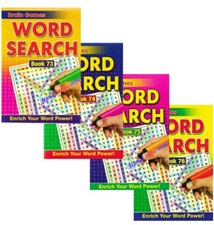 Set Of 4 x Wordsearch Word