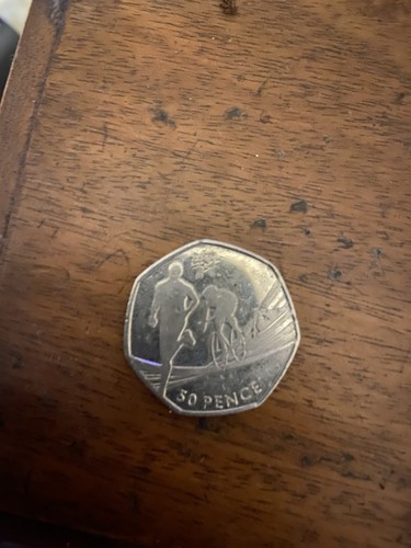 Triathlon 50p fifty pence 2011 - fifty,