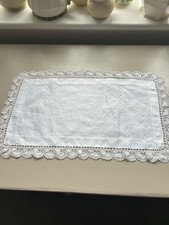 Vintage Hand Crocheted White