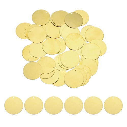 40pcs brass round - brass,