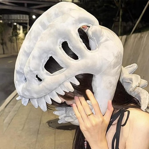 Dinosaur skull headpiece - skull,