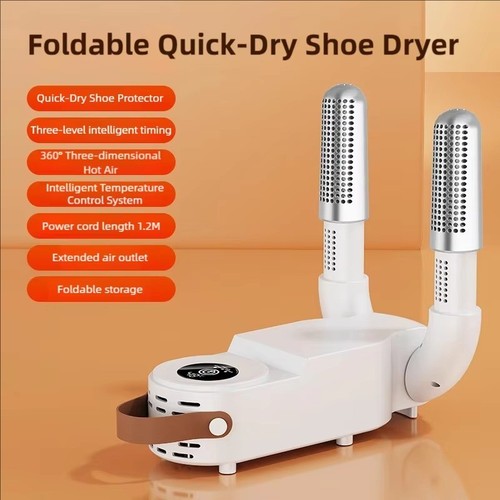 Electric shoe dryer foldable - shoe,