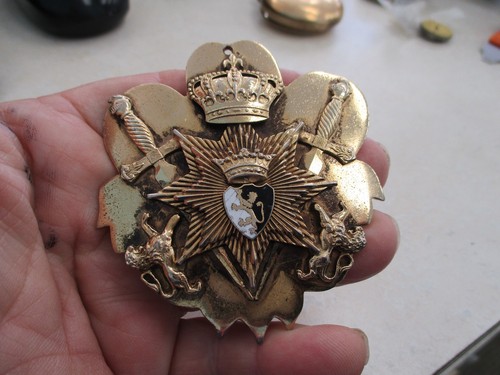 Antique scottish coat arms - antique,