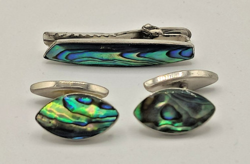 Vintage abalone 925 - abalone,